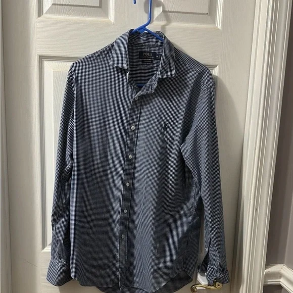 Polo by Ralph Lauren Blue Casual Button Down Shirt - Picture 1 of 5